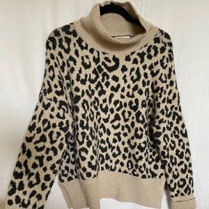 Cheetah print sweater!